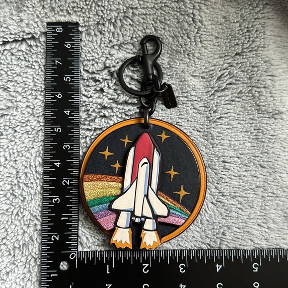 Coach Rainbow Rocket Patch Fob #87370 - Picture 8 of 9